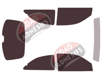 Kit film teinté Rover 200 & 400 (2) 3 portes (1996 - 2000) Kit film teinté Rover 200 & 400 (2) 3 portes (1996 - 2000)