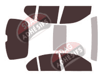 Kit film teinté Rover 25 5 portes (1999 - 2005)