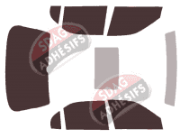 Kit film teinté Honda Civic (6) Berline 4 portes (1999 - 2001) Kit film teinté Honda Civic (6) Berline 4 portes (1999 - 2001)