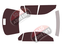 Kit film teinté Rover 600 Berline 4 portes (1997 - 2006)