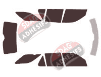 Kit film teinté Saab 9.5 (1) Break 5 portes (1998 - 2009)