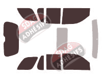 Kit film teinté Saab 9.7X 5 portes (2004 - 2010)