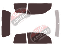 Kit film teinté Seat Arosa 3 portes (1997 - 2005)