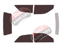 Kit film teinté Seat Ibiza (2) 3 portes (1999 - 2002) Kit film teinté Seat Ibiza (2) 3 portes (1999 - 2002)