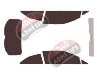 Kit film teinté Seat Ibiza (4) 3 portes (2008 - 2018) Kit film teinté Seat Ibiza (4) 3 portes (2008 - 2018)