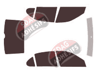 Kit film teinté Seat Leon (1) 5 portes (1999 - 2005) Kit film teinté Seat Leon (1) 5 portes (1999 - 2005)