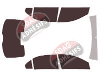 Kit film teinté Seat Toledo (4) 5 portes (2012 - 2020)