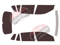 Kit film teinté Skoda Kamiq (1) 5 portes (depuis 2019) Kit film teinté Skoda Kamiq (1) 5 portes (depuis 2019)