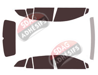Kit film teinté Skoda Enyaq (1) iV 5 portes (depuis 2020)