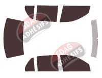 Kit film teinté Skoda Fabia (1) Berline 4 portes (1999 - 2007) Kit film teinté Skoda Fabia (1) Berline 4 portes (1999 - 2007)