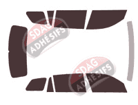 Kit film teinté Skoda Kodiaq (1) 5 portes (2017 - 2023) Kit film teinté Skoda Kodiaq (1) 5 portes (2017 - 2023)