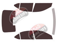 Kit film teinté Skoda Octavia (4) 5 portes (depuis 2020) Kit film teinté Skoda Octavia (4) 5 portes (depuis 2020)