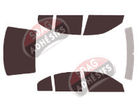 Kit film teinté Skoda Octavia (2) 5 portes (2004 - 2008)
