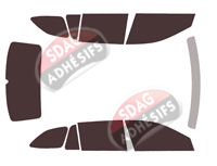 Kit film teinté Skoda Octavia (4) Combi Break 5 portes (depuis 2020) Kit film teinté Skoda Octavia (4) Combi Break 5 portes (depuis 2020)