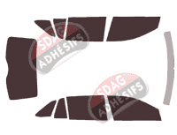 Kit film teinté Skoda Rapid Speacback Break 5 portes (depuis 2013)