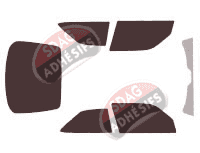 Kit film teinté Saab 9.3 (1) Coupe 3 portes (1993 - 2003)