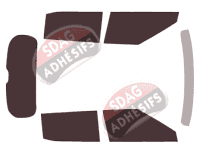 Kit film teinté Ssangyong Tivoli (1) 5 portes (2015 - 2019)