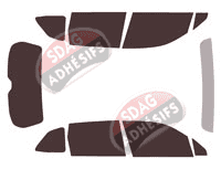 Kit film teinté Subaru Forester (5) 5 portes (2018 - 2024) Kit film teinté Subaru Forester (5) 5 portes (2018 - 2024)