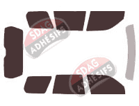 Kit film teinté Subaru Forester (2) 5 portes (2002 - 2008) Kit film teinté Subaru Forester (2) 5 portes (2002 - 2008)