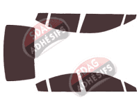 Kit film teinté Subaru Impreza (5) Berline 4 portes (2016 - 2023) Kit film teinté Subaru Impreza (5) Berline 4 portes (2016 - 2023)