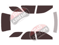 Kit film teinté Subaru Impreza (1) Wagon Break 5 portes (1993 - 2001) Kit film teinté Subaru Impreza (1) Wagon Break 5 portes (1993 - 2001)