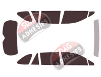 Kit film teinté Subaru Outback (5) Wagon Break 5 portes (2015 - 2019)