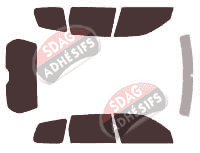 Kit film teinté Subaru Forester (3) 5 portes (2008 - 2013) Kit film teinté Subaru Forester (3) 5 portes (2008 - 2013)