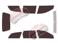 Kit film teinté Suzuki Forenza Wagon Break 5 portes (2004 - 2012)