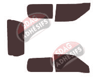 Kit film teinté Suzuki Grand Vitara (2) 3 portes (1998 - 2005) Kit film teinté Suzuki Grand Vitara (2) 3 portes (1998 - 2005)