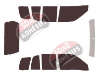 Kit film teinté Suzuki Grand Vitara (2) 5 portes (1998 - 2005) Kit film teinté Suzuki Grand Vitara (2) 5 portes (1998 - 2005)