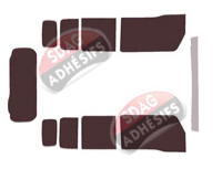 Kit film teinté Suzuki Jimny (4) Long 5 portes (depuis 2023) Kit film teinté Suzuki Jimny (4) Long 5 portes (depuis 2023)