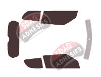 Kit film teinté Suzuki Swift (4) 3 portes (2010 - 2018) Kit film teinté Suzuki Swift (4) 3 portes (2010 - 2018)