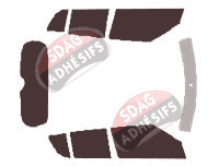 Kit film teinté Suzuki Swift (4) 5 portes (2010 - 2018) Kit film teinté Suzuki Swift (4) 5 portes (2010 - 2018)