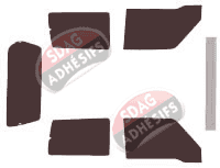 Kit film teinté Suzuki Vitara (1) 3 portes (1990 - 2006) Kit film teinté Suzuki Vitara (1) 3 portes (1990 - 2006)