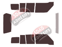 Kit film teinté Suzuki Vitara (1) Long 5 portes (1989 - 2006)