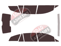 Kit film teinté Tata Aria Break 5 portes (2010 - 2017)