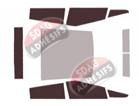 Kit film teinté Tesla CyberTruck (1) Pick-up 4 portes (depuis 2023) Kit film teinté Tesla CyberTruck (1) Pick-up 4 portes (depuis 2023)