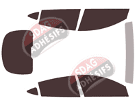 Kit film teinté Tesla  model Y (1) 5 portes (2020 - 2025)