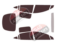 Kit film teinté Tesla  Model X (2) 6 portes (depuis 2022)
