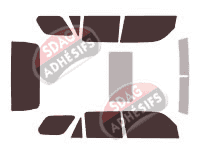 Kit film teinté Toyota 4Runner (4) 5 portes (2010 - 2014)