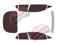 Kit film teinté Toyota C-HR (2) 5 portes (depuis 2023)