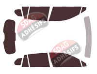 Kit film teinté Toyota Corolla (12) Cross 5 portes (depuis 2022)