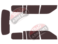 Kit film teinté Toyota Probox 5 portes (2003 - 2017)