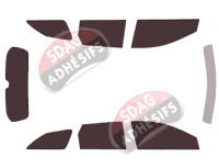 Kit film teinté Toyota Auris (2) Touring Sport Break 5 portes (2013 - 2020)
