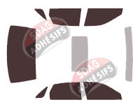 Kit film teinté Toyota Avalon (2) Berline 4 portes (2000 - 2004)