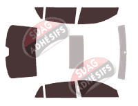 Kit film teinté Toyota Avalon (3) Berline 4 portes (2004 - 2012)