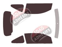 Kit film teinté Toyota Aygo (2) 3 portes (2014 - 2021) Kit film teinté Toyota Aygo (2) 3 portes (2014 - 2021)