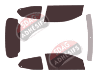 Kit film teinté Toyota Aygo (2) 5 portes (2014 - 2021) Kit film teinté Toyota Aygo (2) 5 portes (2014 - 2021)