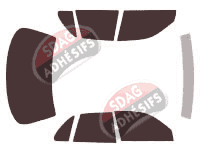 Kit film teinté Toyota Camry (3) Berline 4 portes (1991 - 1996)