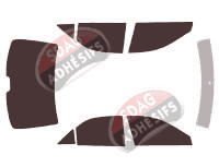 Kit film teinté Toyota Camry (5) Berline 4 portes (2001 - 2006)
